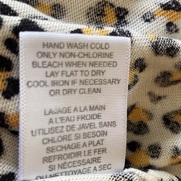 SILK Equipment Femme Animal Print Lightweight Sweater L - Picture 7 of 7